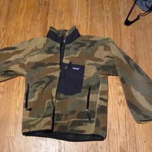 Patagonia Retro X fleece full zip size M in mens Camo pattern
